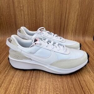 Nike Waffle Debut Womens 9 White DH9523-100 Retro Sneakers NEW